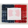 Twelve Bows Box Set, Navy and Red Pairs - Bows - 1 - thumbnail