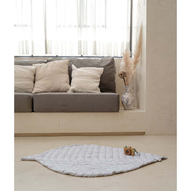 Leaf Organic Cotton Playmat,  Stone - Playmats - 2