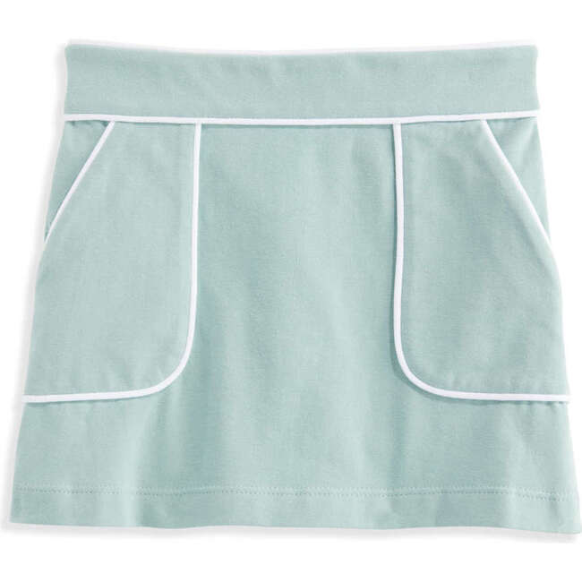 Piped Jersey Skirt, Alys Green