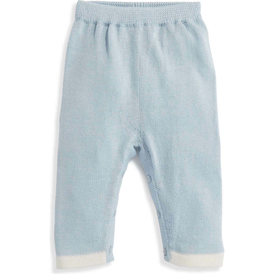 Mercerized Pima Heirloom Pant, Blue - Pants - 1