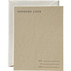 Sending Love Notecard No. 12 Boxed Set, Sand - Paper Goods - 1 - thumbnail