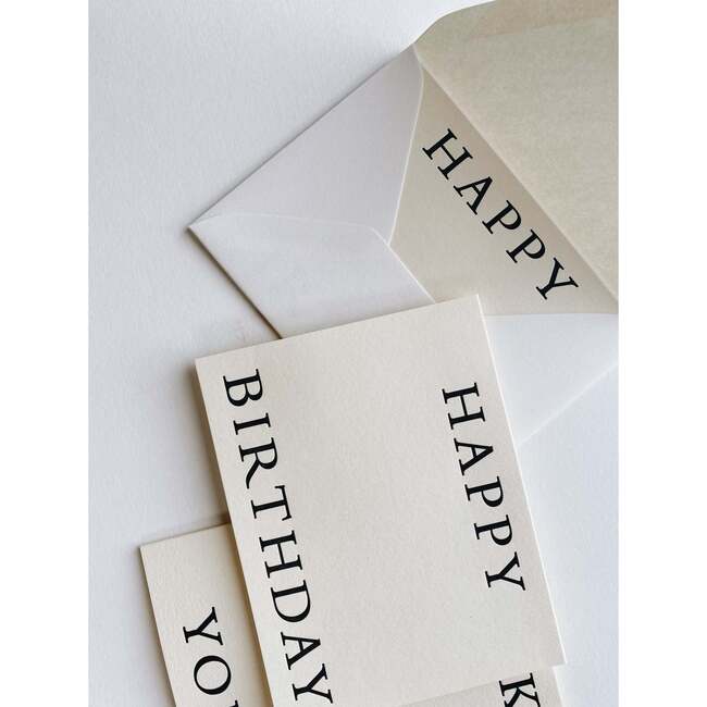 Happy Birthday No. 09, Crème - Paper Goods - 5