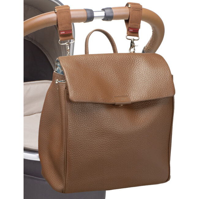 St James Leather Backpack, Tan - Diaper Bags - 10