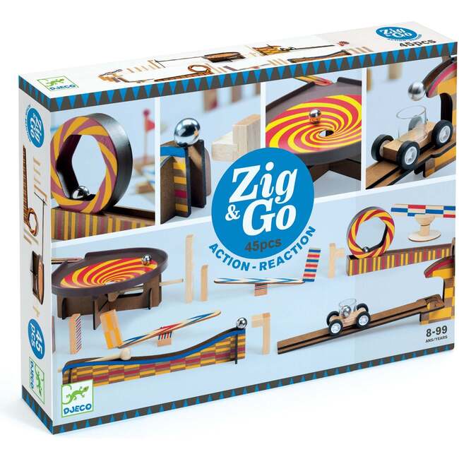Zig & Go Wroom - 45 pcs - Developmental Toys - 1