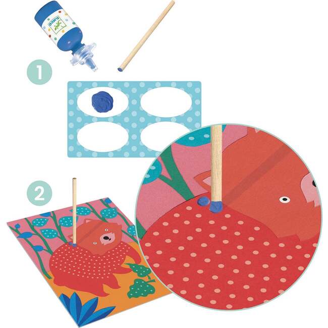 Le Petit Artist Painting Pointillism - Activities - 3