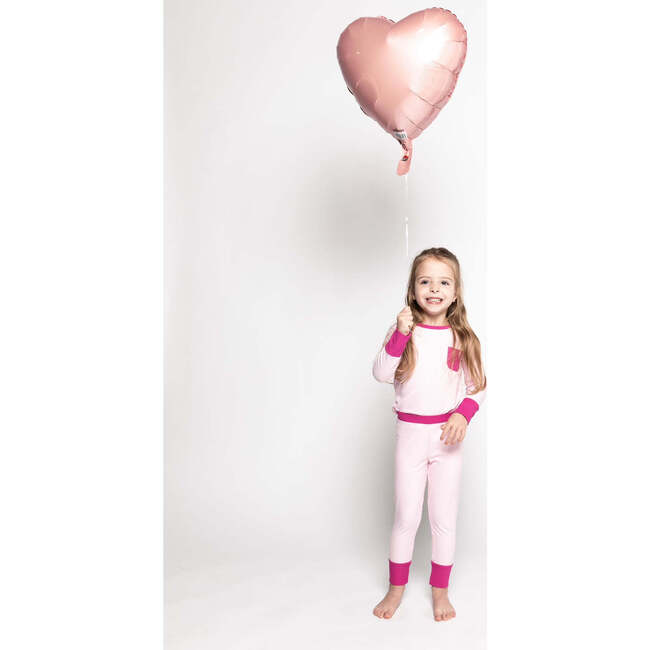 Dream in Pink Two-Piece Bamboo Pajama Set - Pajamas - 2