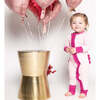 Dream in Pink Zippered Convertible Footie - Footie Pajamas - 2