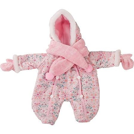 Winter Snow Suit with Scarf and Mittens for 13" Baby Dolls