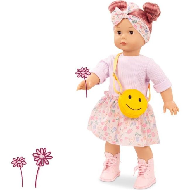 Precious Day Leni 18" Soft Body Standing Doll with Long Pink Hair to Wash & Style