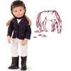 Happy Kidz Anna the Competition Rider Doll - 19" Multi-Jointed Standing Doll Playset - Dolls - 1 - thumbnail