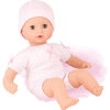 Muffin to Dress 13" Soft Body Baby Girl Doll with Blue Sleeping Eyes and Pink Cap - Dolls - 1 - thumbnail