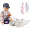 Little Aquini Boy Drink & Wet Bath Doll 12" baby doll - Dolls - 1 - thumbnail