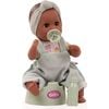 Sleepy Aquini - 13" Drink & Wet Bath Baby Girl Doll with Potty, Bottle and Pacifier - Dolls - 2