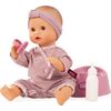 Sleepy Aquini Soft Mood - 13" Drink & Wet Bath Baby Girl Doll with Potty, Bottle and Pacifier - Dolls - 2