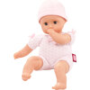 Muffin to Dress 13" Soft Body Baby Girl Doll with Blue Sleeping Eyes and Pink Cap - Dolls - 2