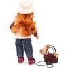 Hannah and her Dog - 19" Multi-Jointed Standing Doll Playset designed for children ages 3+ years - Dolls - 4