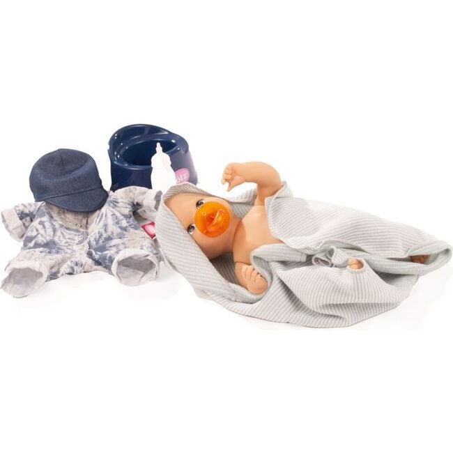 Little Aquini Boy Drink & Wet Bath Doll 12" baby doll - Dolls - 3