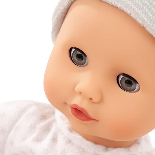 Muffin to Dress 13" Soft Body Baby Doll with Blue Sleeping Eyes and Grey Cap - Dolls - 2