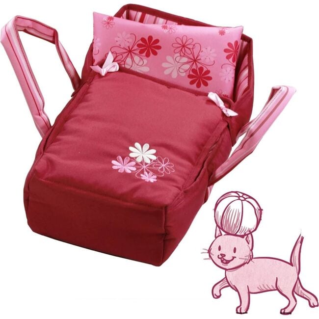 Sweet Dreams Soft Portable Carry Bed with Handles for Baby Dolls up to 16.5" - Doll Accessories - 4