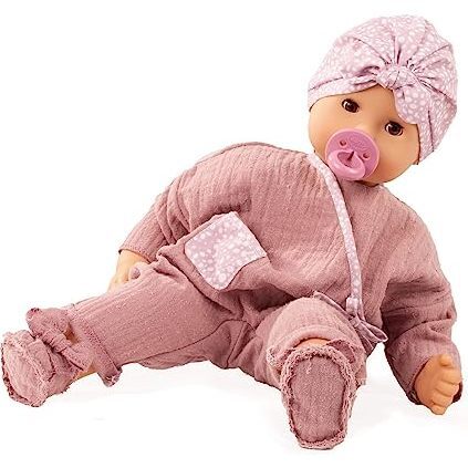 Maxy Muffin Soft Mood 16.5" Cuddly Baby Doll with Brown Sleeping Eyes - Dolls - 2