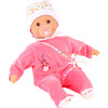 Muffin 13" Bald Baby Doll in Pink Pajamas with Brown Sleeping Eyes - Dolls - 2