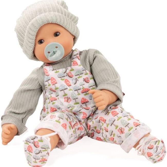 Maxy Muffin Lucky Mushroom - 16.5" Soft Bald Baby Doll - Dolls - 3