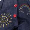 Muffin Rainbow 13" Soft Baby Doll with Denim Jumpsuit and Blonde Hair to Wash & Style - Dolls - 4