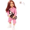 Laura Happy Kidz 19.5" Poseable Multi-Jointed Standing Doll with Long Brown Hair to Wash & Style - Dolls - 1 - thumbnail