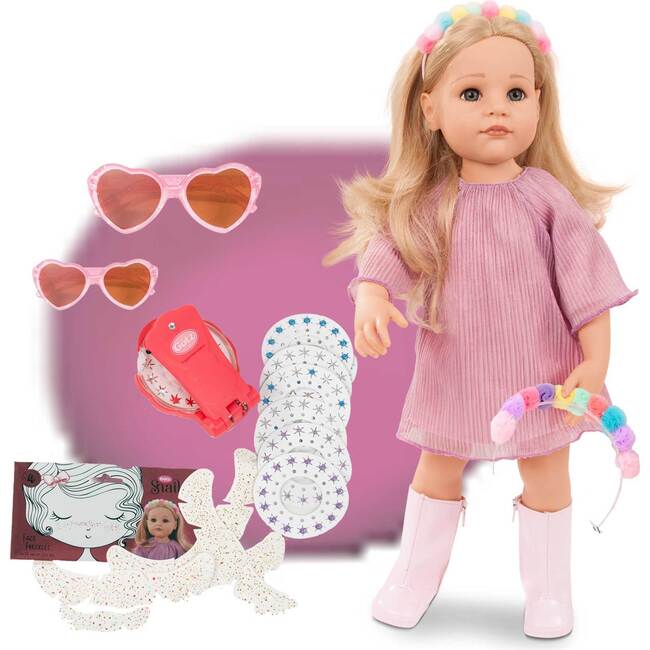 Hannah be My Mini Me 19.5" All Vinyl Doll with Long Blonde Hair to Wash & Style