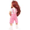 Laura Happy Kidz 19.5" Poseable Multi-Jointed Standing Doll with Long Brown Hair to Wash & Style - Dolls - 4