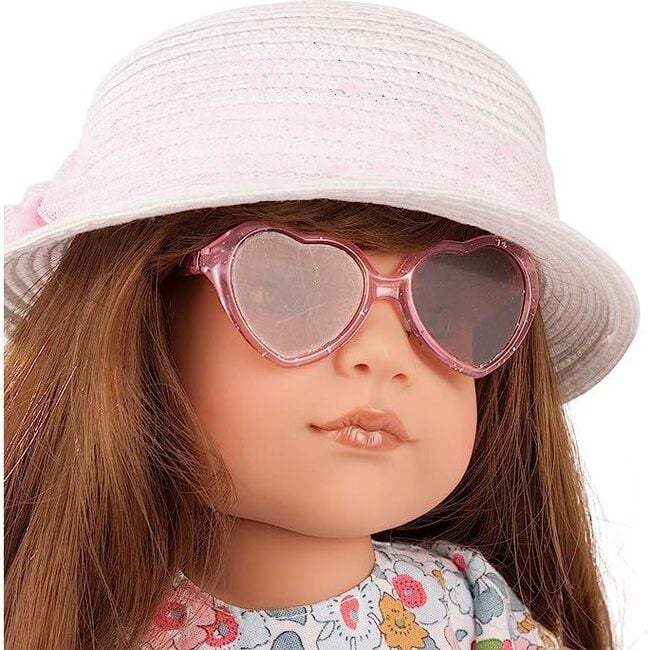 Hannah Summertime - 19.5" All Vinyl Poseable Brunette Doll with Hair to Wash & Style - Dolls - 3