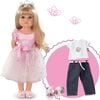 Hannah Princess 19.5" Blonde Poseable Doll with Blue Eyes and Additional Outfit - Dolls - 1 - thumbnail