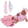 Cosy Aquini 13" Soft Cloth Bath Baby Doll - Dolls - 1 - thumbnail