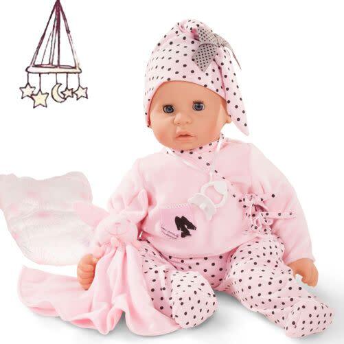 Cookie 19" Soft Baby Doll in Pink with Blue Sleeping Eyes and Accessories