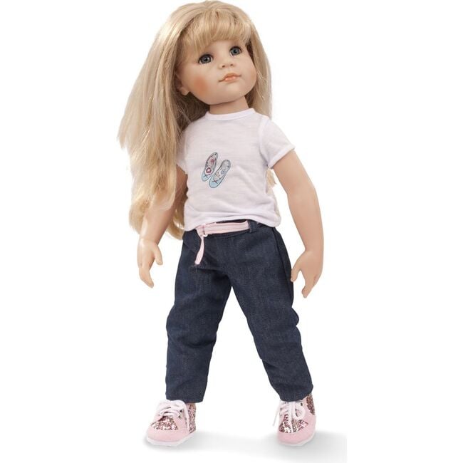 Hannah Princess 19.5" Blonde Poseable Doll with Blue Eyes and Additional Outfit - Dolls - 2