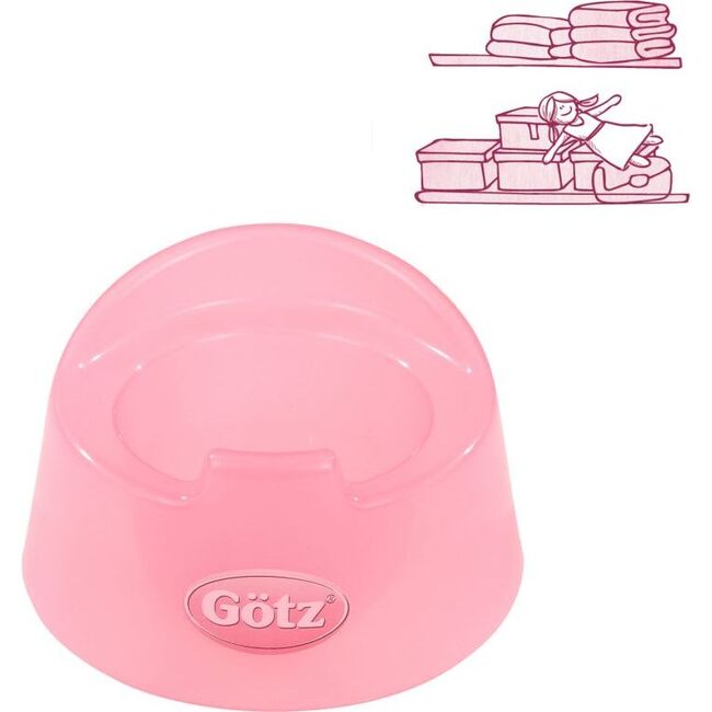 Boutique Doll Sized Pink Potty for 13" Baby Dolls