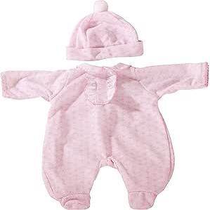 2-pc Pink Print Knit Sleep 'n Play Outfit for 12"-13" Baby Dolls