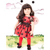Hannah Ladybug - 19.5" All Vinyl Poseable Doll with Extra Outfit - Dolls - 3