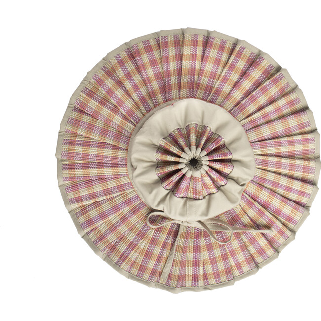 Island Capri Child Hat, Pink Scallop - Hats - 3