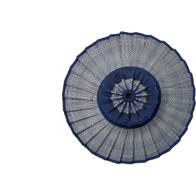 Women's Capri Maxi Hat, Aegean Sea - Hats - 2