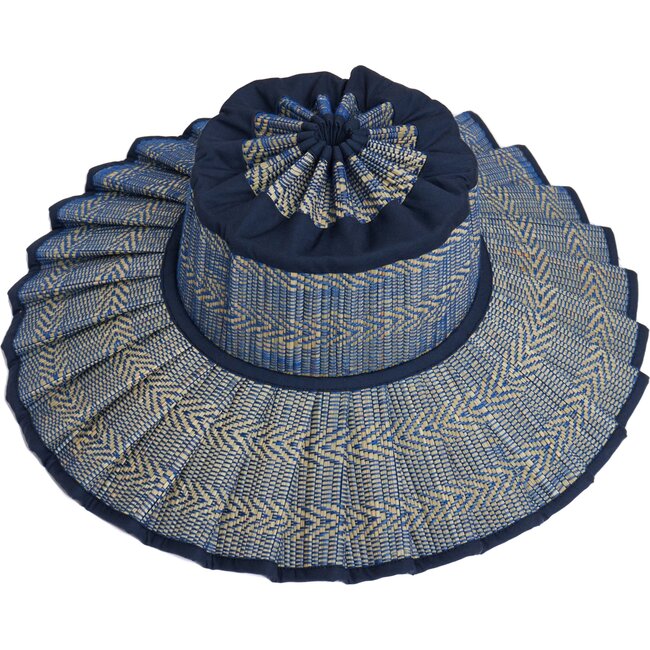 Women's Capri Maxi Hat, Aegean Sea - Hats - 3