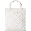 Women's Mini Box Tote, Pearl Metallic - Bags - 1 - thumbnail