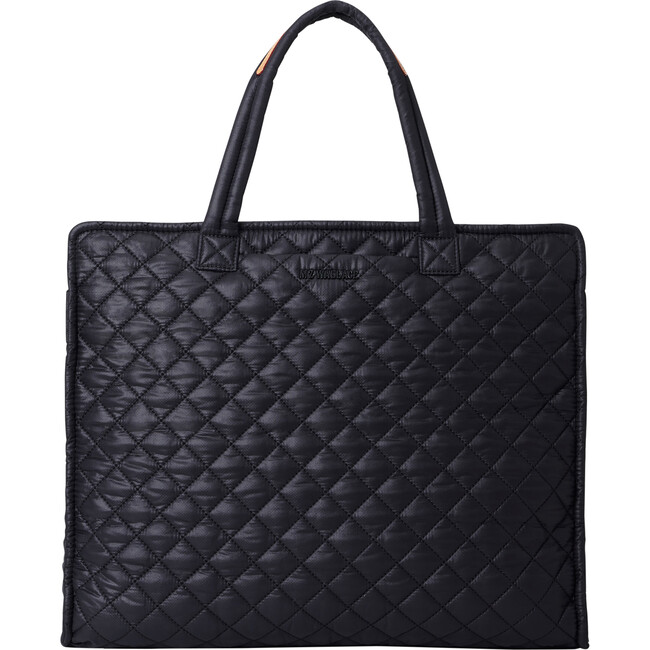 Women's Large Box Tote, Black