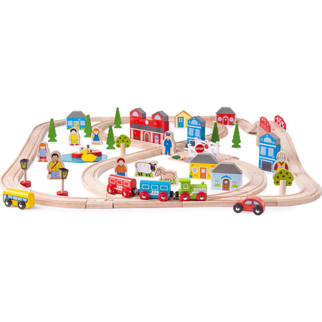 Town & Country Train Set, Multicolors - Transportation - 3