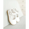 Chloe Classic Scalloped Leather Mary Jane, White - Mary Janes - 3