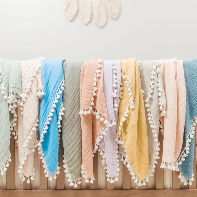 6-Layer Muslin Blanket Lilac - Blankets - 2