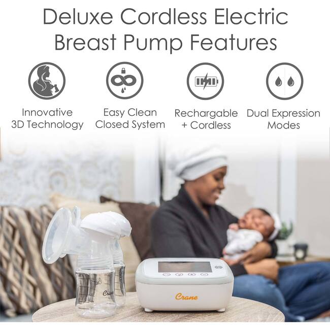 Deluxe Cordless Electric Breast Pump - Breast Pumps - 3