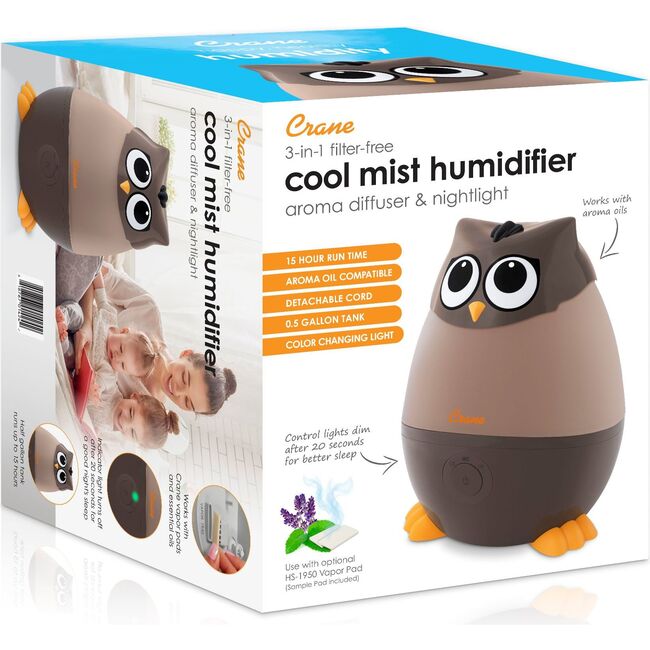 Adorable Mini Owl Cool Mist Humidifier - Diffusers - 6