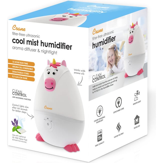 Adorable Mini Unicorn Cool Mist Humidifier - Diffusers - 8