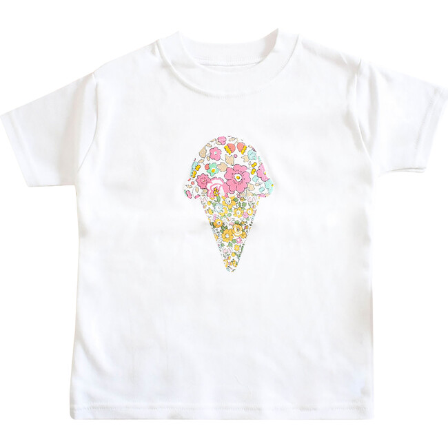 Liberty of London Children's Ice Cream T-Shirt, White